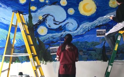 10 Miles BBQ . Starry Night